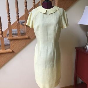 1960's Irish Linen Dress, Marshall Field, Vintage size 14